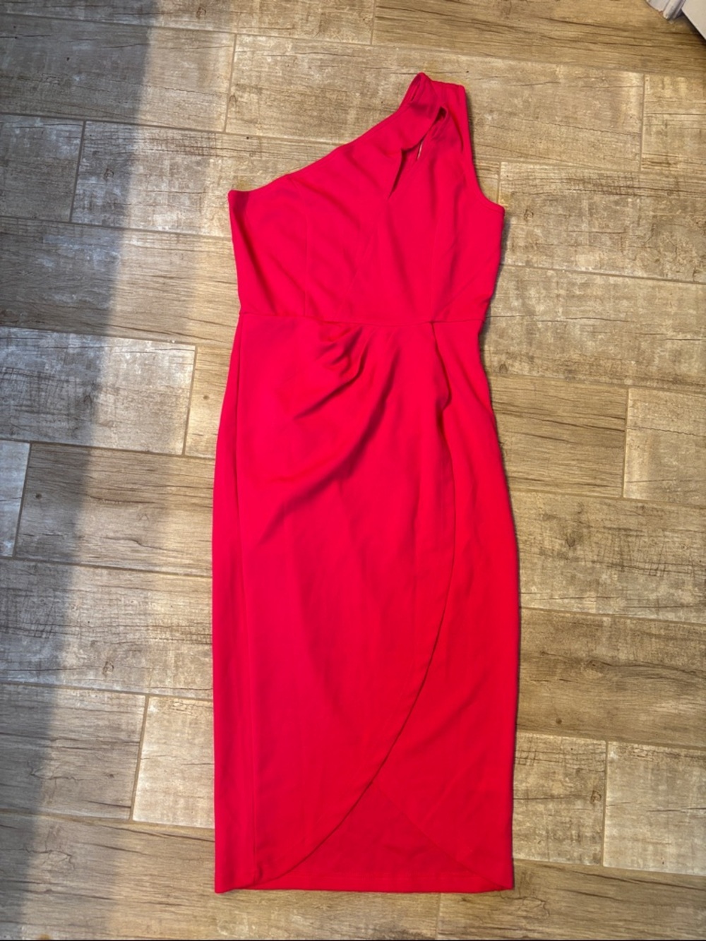 Pretty Garden NWT- One-Shoulder Pink Dress